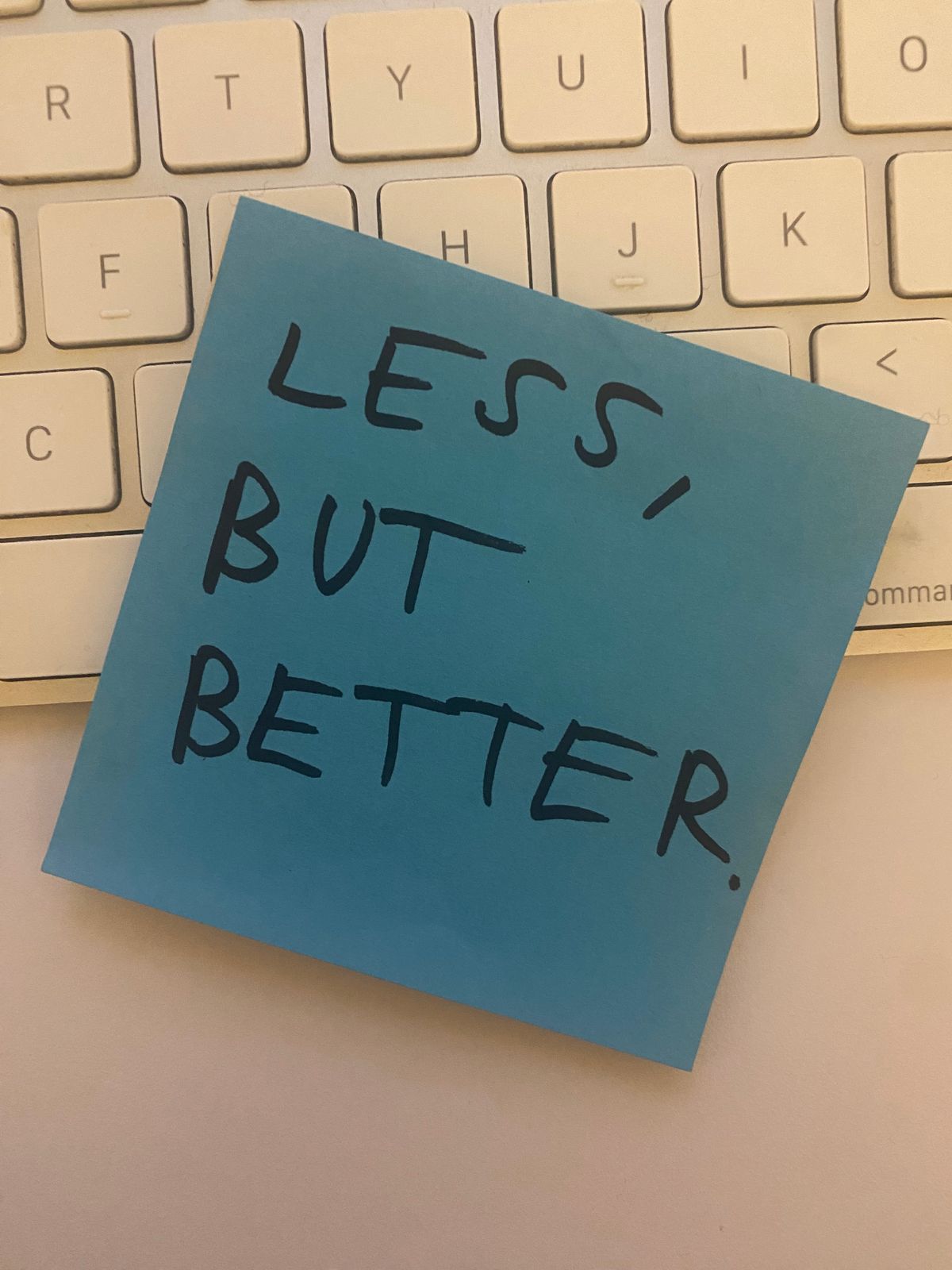 Lessons for people who build software